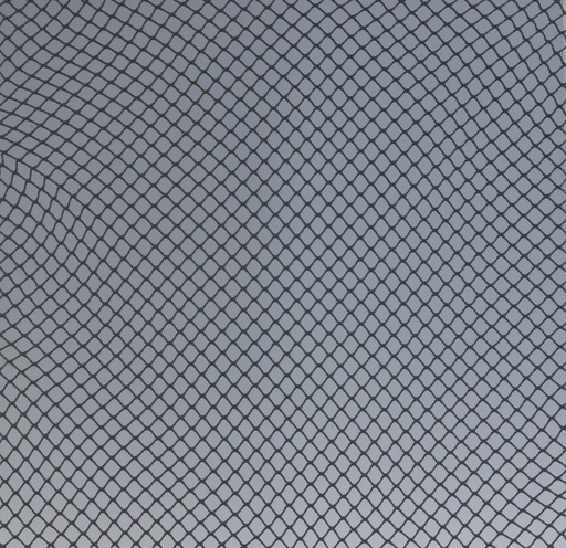 [1203-010-06] Net - 1,5 mm PP knooploos - ruitmaas 1 cm - zwart - niet omzoomd