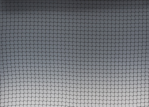 Netz - 1 mm PP knotenlos - Maschenweite 2 cm - eingefasst