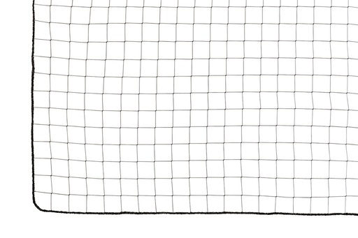 Filet - 1 mm PP sans noeuds - maille 5 cm - bordé