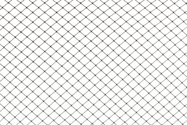 Net - 1 mm PP knooploos - ruitmaas 2 cm - niet omzoomd