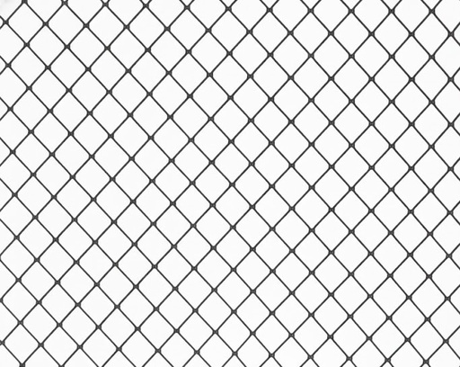 Net - 1 mm PP knooploos - ruitmaas 3 cm - niet omzoomd