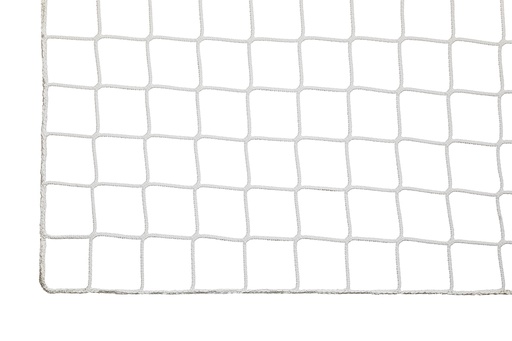 [213-100-02] Net - 6 mm PP knotless - mesh 10 cm - white - bordered