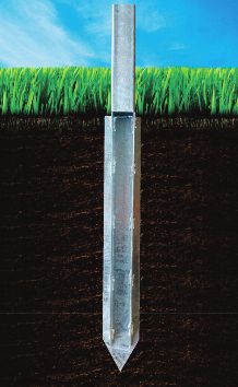 [N100-065-070] Ancrage pour poteau