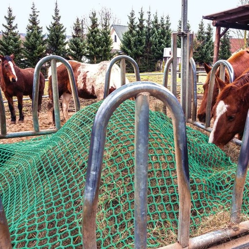 [218FOD-045-01] Filet de ratelier - maille 4,5 cm - 5 mm PP - vert - bordé