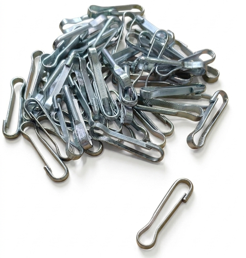 [21210] Simplex Karabinerhaken verzinkt - 60 mm - Set à 56 Stück