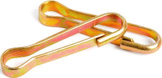 [21210] mousquetons simplex en acier zingué pour la fixation des filets - set de 56 pièces