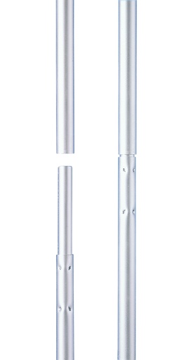 [1015] Steunpalen alu - 40 mm diameter - lengte 3 m