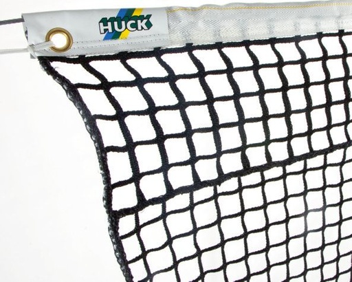 Tennis net double top mesh - 3mm PE - 12.72m x 1.07m - with steel box of 13.20m