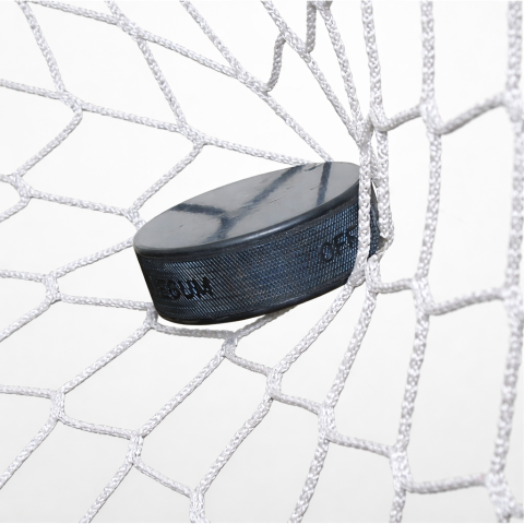 [146-02] Vanglappen voor ijshockey - 4 mm PES - 1,93 m x 1,30 m - wit