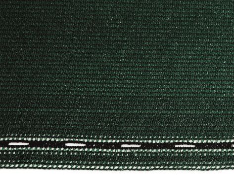 Privacy screen 90% PE knitted with buttonhole panels - 25 x 1.25 m