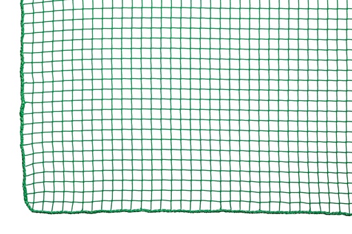 [200-025-015] Net - 2.5 mm PP knotless - mesh 2.5 cm - dark green - bordered