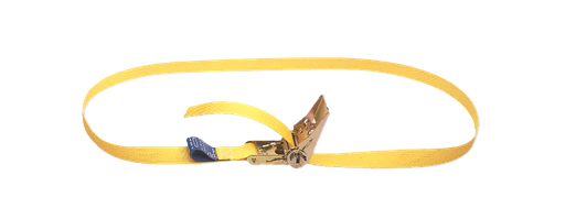 [5501-025-LM] Lashing strap in 1 piece - 25 mm - with light ratchet - 800 kg